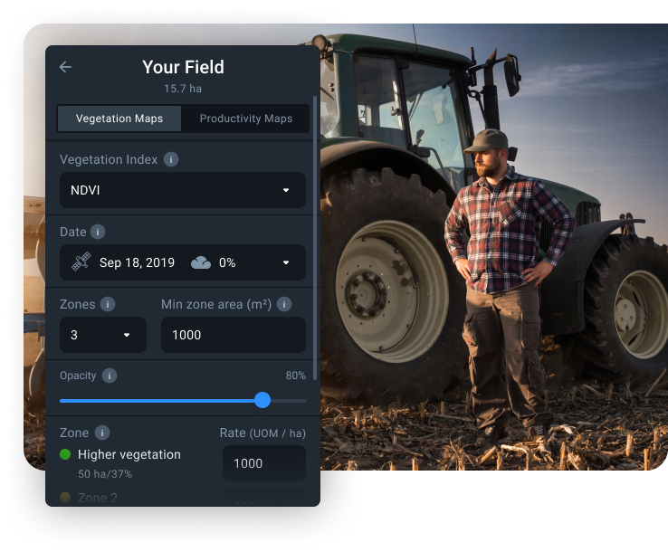 screenshot of EOSDA Crop Monitoring